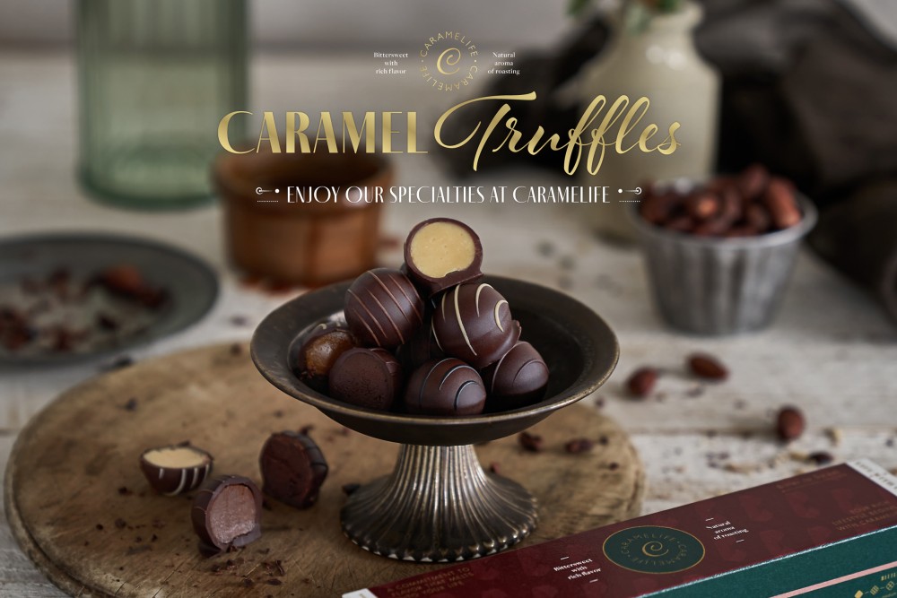 【NEW】CARAMELIFE初 チョコレート2種が新登場 ～キャラメルトリュフ～｜CARAMELIFE